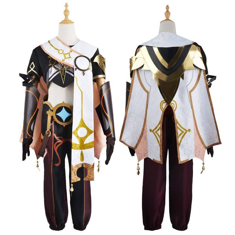 【Wetrose】Genshin Impact Cosplay Traveler Aether Costume Set