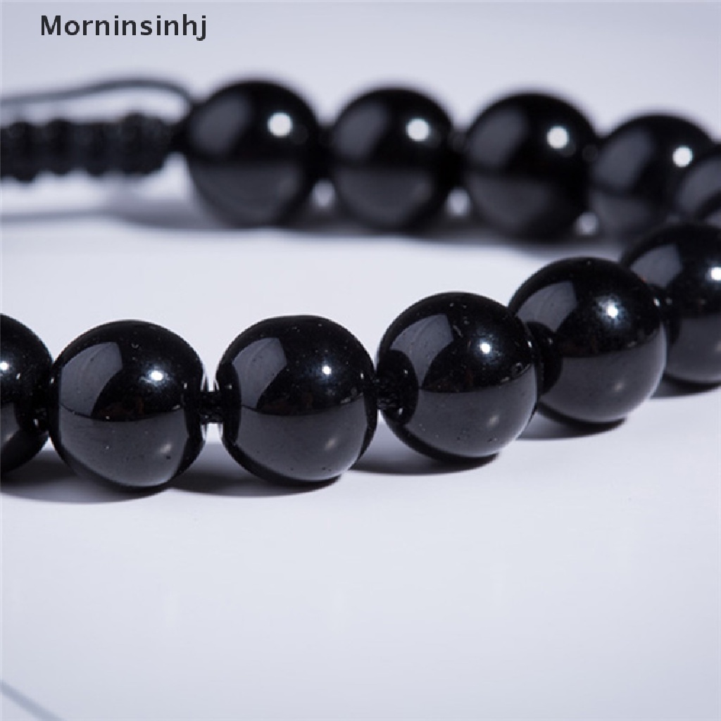 Mornin Fashion Round Obsidian Stone Healthcare Gelang Kesehatan Penurunan Berat Badan id