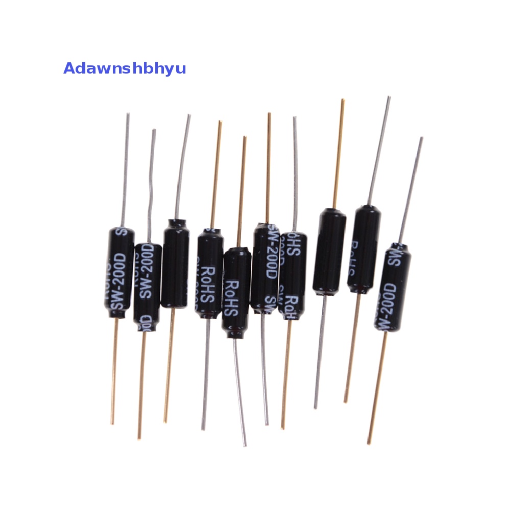 Adhyu 10Pcs SW-200D Getaran Rolling Angle Sensor Elektronik Tilt Goyang Saklar ID