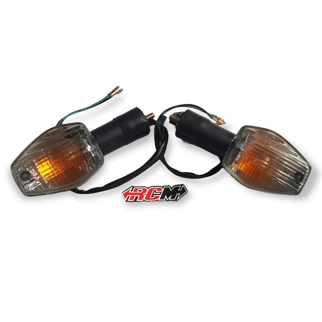 HRGA SEPASANG SEPAKET MICA MIKA KACA LENSA LAMPU SEN SEIN RETING RETTING RITING ASSY KANAN KIRI PLUS SOKET SOCKET BOHLAM BOLAM HONDA TIGER REVO REVOPLUTION TIREV LOKAL JAMINAN KUALITAS GK MURAHAN...