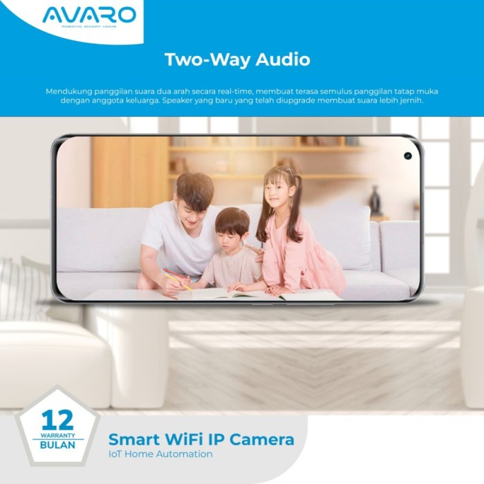 AVARO Smart IP Camera Indoor PTZ 2MP CCTV WIFI Exclusive