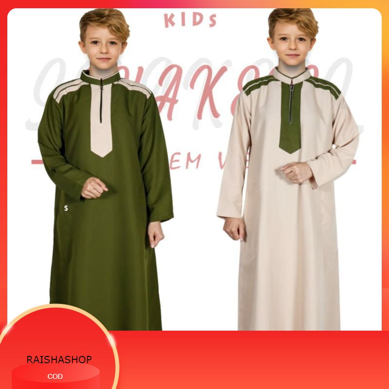 baju koko anak laki laki terbaru baju jubah anak laki laki gamis anak laki laki usia 2 - 15 tahun