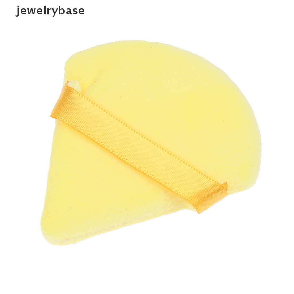 [jewelrybase] Puff Kosmetik Segitiga Velvet Foundation Mini MakeUp Sponge Puffs Alat MakeUp Butik