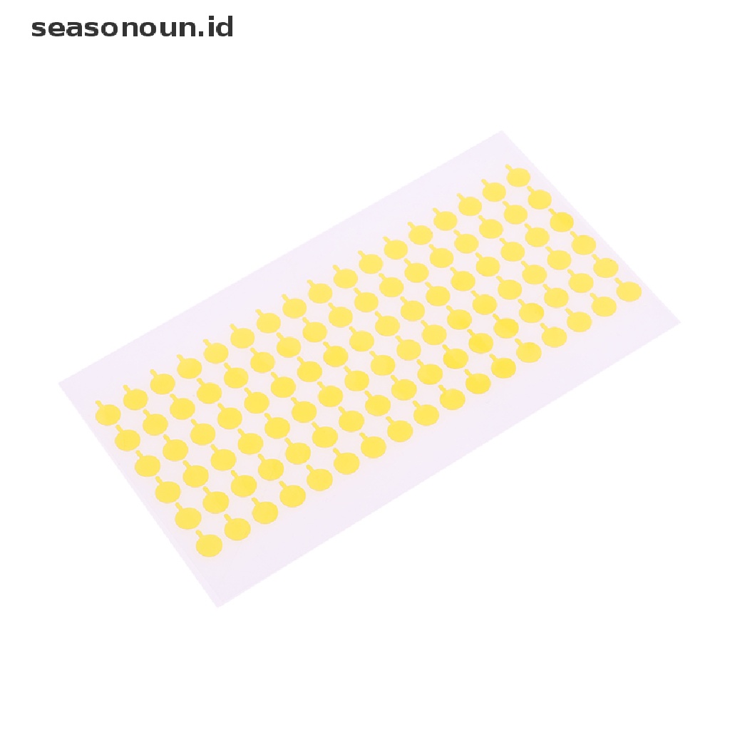 Seasonoun 100Pcs Stiker Pelindung Debu Stiker Tape Suhu Tinggi Untuk Ponsel pple X Xs 11 12Pro Kamera Infrared Dot Matrix Kamera Depan Sticker Pelindung.