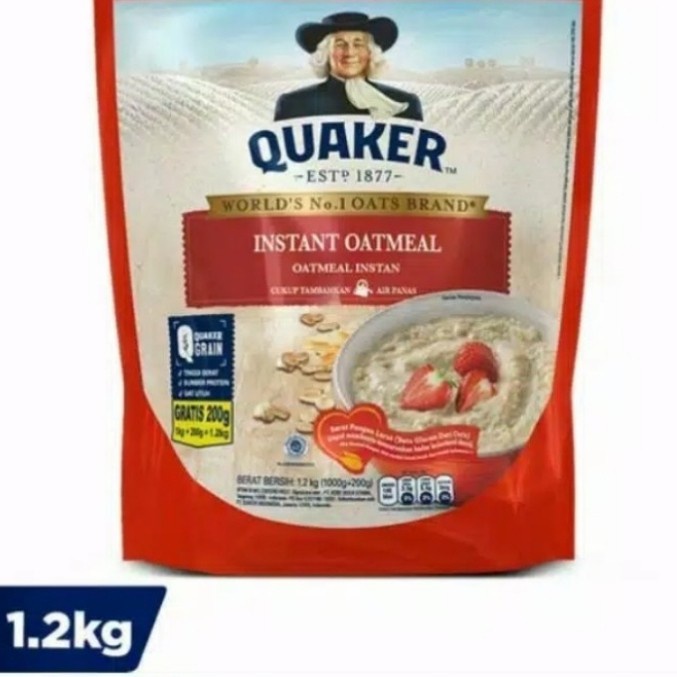 

[Ready Stock] quaker oatmeal 1200 gram