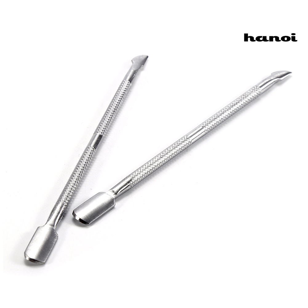 Hi * BORN PRETTY Stainless Steel Dead Skin Cuticle Pusher Nail Scraper Manicure Alat