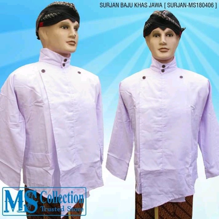 Terlaris Baju Surjan Putih Polos Khas Jawa