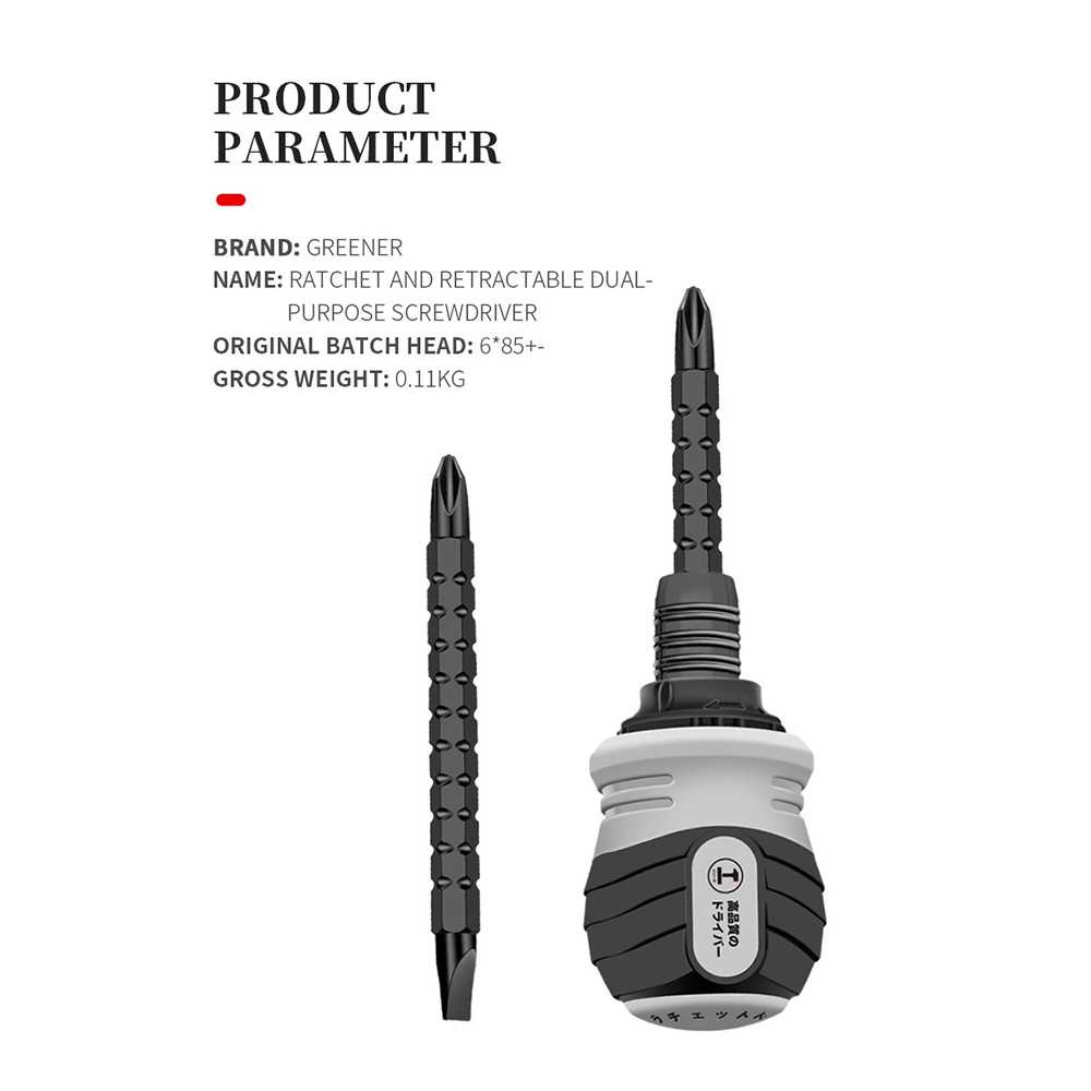 Obeng Ratchet Screwdriver Household Repair Tools Obeng Magnetic Reparasi Perangkat Elektronik Perkakas Rumah