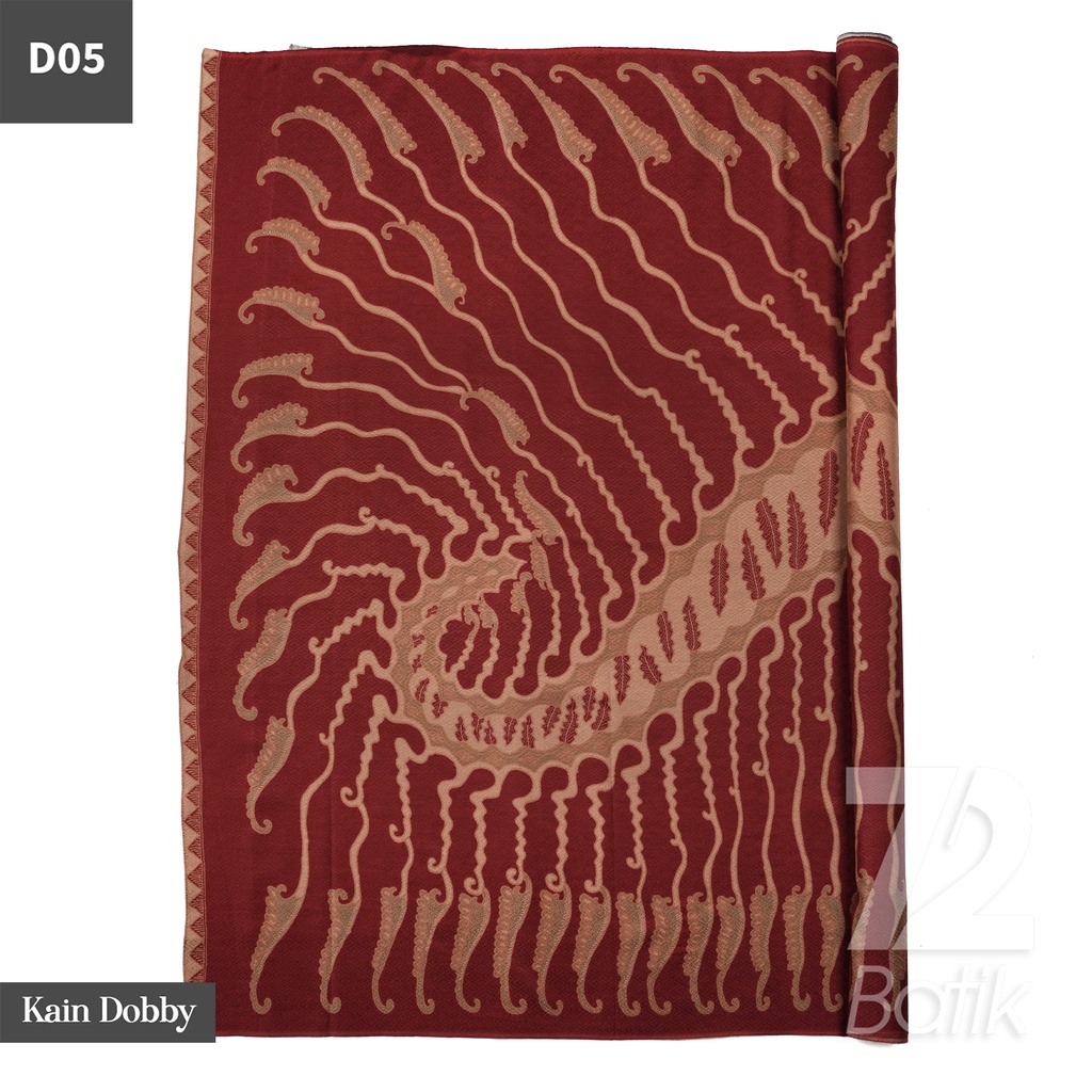 KAIN BATIK PREMIUM Dobby Motif Kawung Kelabang Warna Merah Maroon 723268 Cap 72 Jarik Jarit Samping Kebat Panjang Batik Dobby Modern Premium Bahan Seragam Batik Pernikahan Kantor Keluarga Murah Kamen Jadi Batik Bali Lembaran