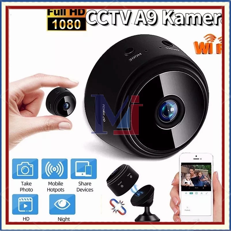 【COD】CCTV Kamera Mini Wifi Full HD 1080P/Perekam Video Yang Lebih /Camcorder Dvr Mini/Modul Ruang IP Kamera Wifi