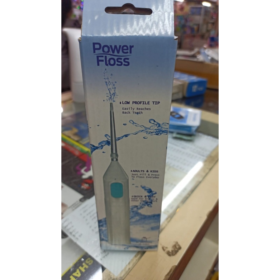 POWER FLOSS DENTAL WATER JET PEMBERSIH GIGI PORTABLE murah