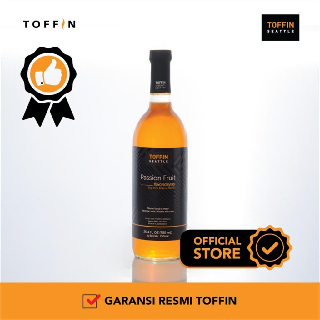 

Toffin Syrup Passion Fruit - Sirup Rasa Markisa 750 ml