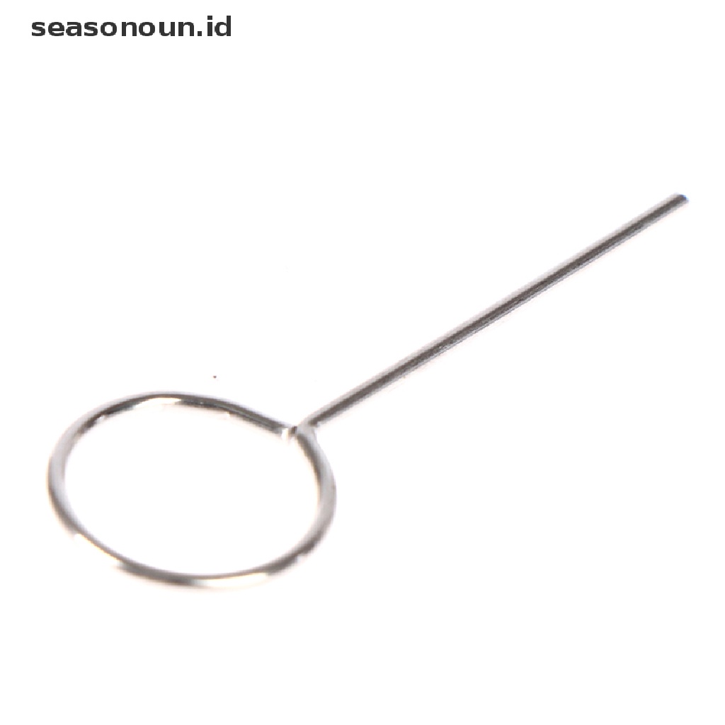 Seasonoun 20Pcs/lot Universal Sim Card Tray Ejector Eject Pin Alat Pelepas Kunci Untuk Telepon.