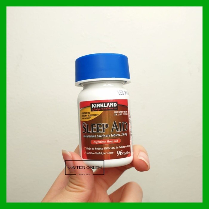 ✨NEW✨ -Kirkland Sleep Aid 96 tablet Doxamine Succinate 25mg- 2.2.23 - RTR