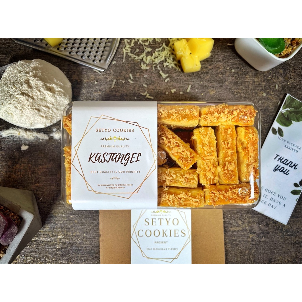 

MURAH MERIAH Kue Kastangel / Kastengel Premium Wisman Keju Edam Lumer Renyah Enak
