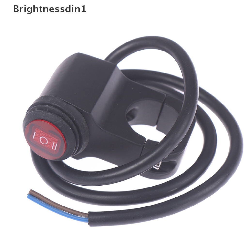 [Brightnessdin1] 22mm Aluminium Alloy Stang Motor Headlight V Fog Switch Butik Tiga Posisi