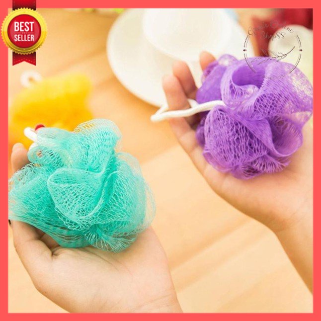 GOS -A111- Shower Puff - Spons Mandi Jaring - Sponge Mandi Spon Busa Bagus