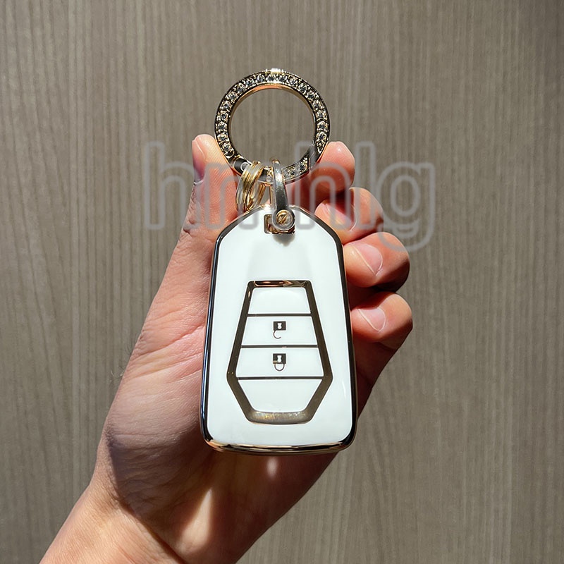 [Tersedia] Kotak Kunci TPU Dengan remote control 2 Tombol Berlaku Untuk Isuzu new MU-X 2021 2022 Miu-X2021 2022