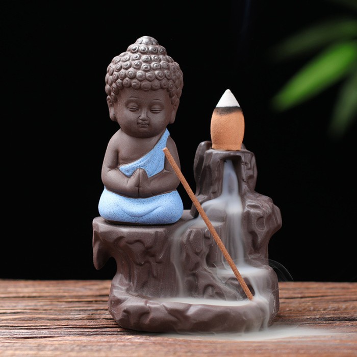 Tempat Dupa Aromaterapi Dekorasi Patung Lilin Meditasi Patung Budha Kado Souvenir Tempat Lilin Aromaterapi Harga Grosir Termurah