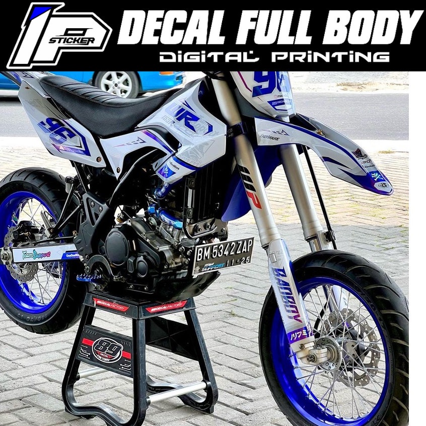 DECAL WR 150R PUTIH ELEGAN