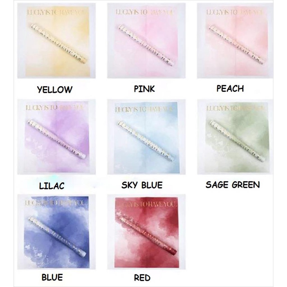 

[1 LEMBAR] WATER SPOT ART CELLOPHANE Flower Wrapping Paper/Kertas buket bunga