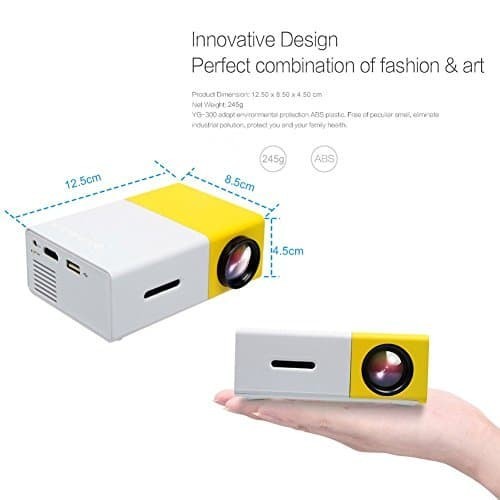 Mini Proyektor LED YG300 / YG-300 / YG 300 LCD Portable Projector Home