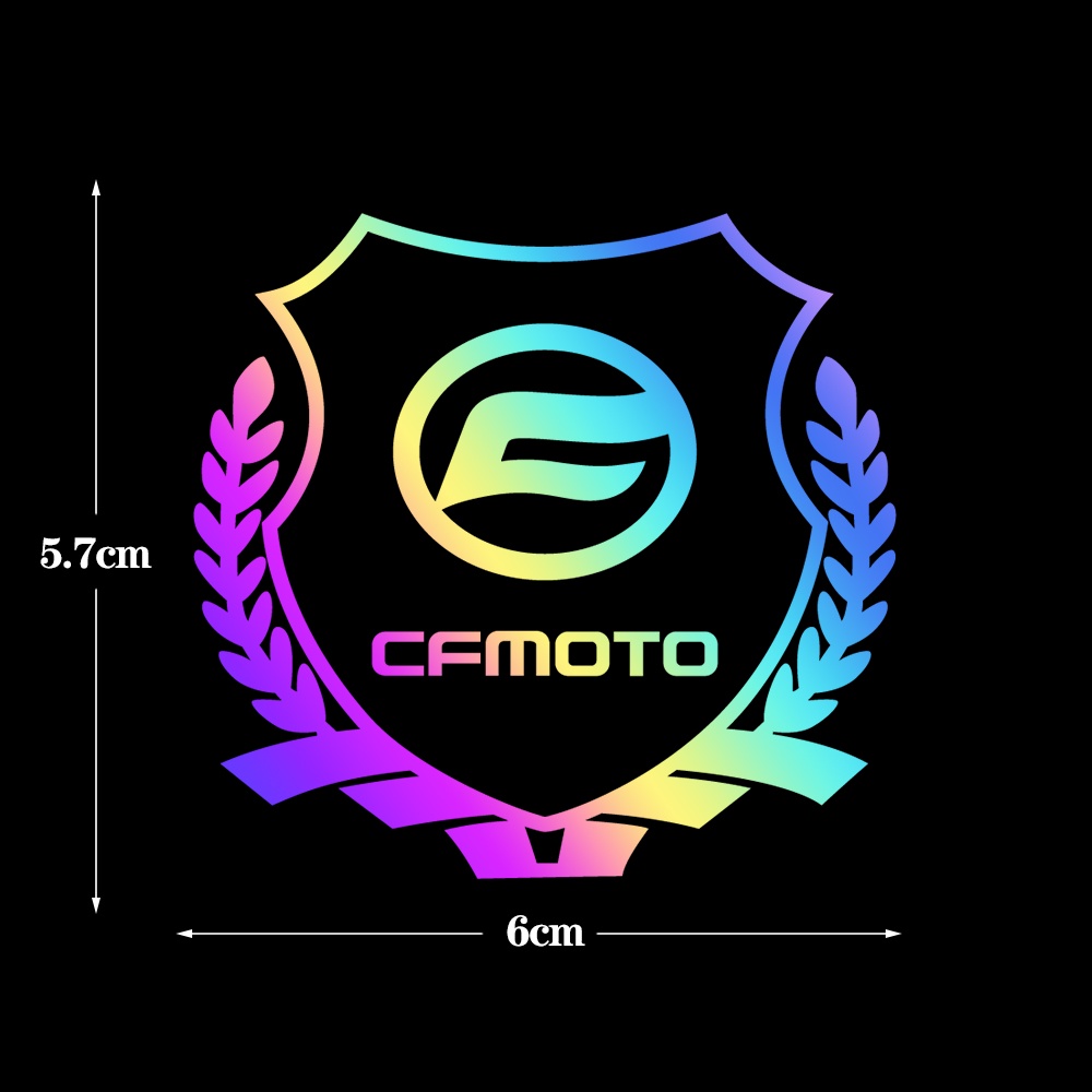 Cfmoto Motor 250SR 650NK 150NK Reflektif Stiker Logo 22MT400NK Tamu Negara 250NKG Kaca Depan Tangki Reflektif Retrofit Dekorasi Penutup Gores Decal