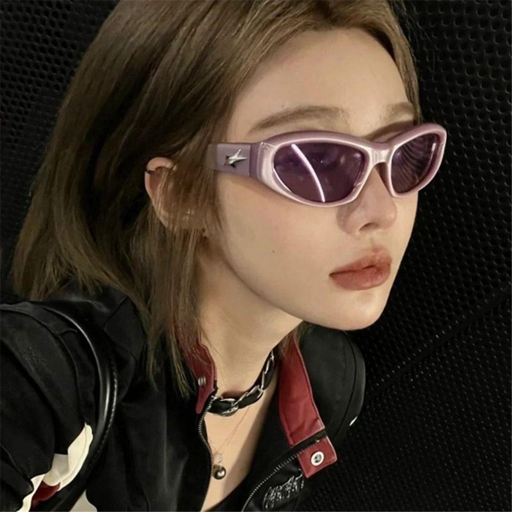 Wonder Wrap Around Sunglasses UV400 Punk Driver Kacamata Eyewear Shades