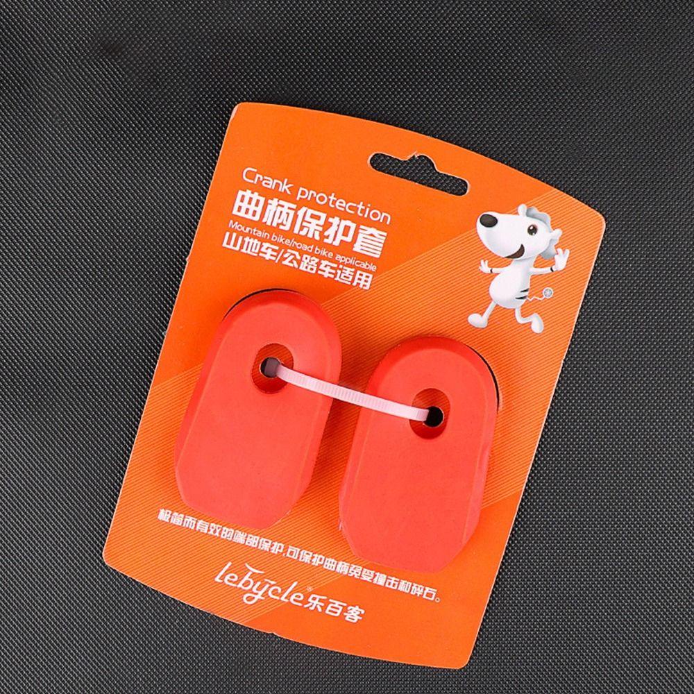 R-FLOWER 2pcs Sepeda Silicone Cover Parts Pedal Crankset Pelindung Sepeda Jalan Gunung Silicone Sleeve