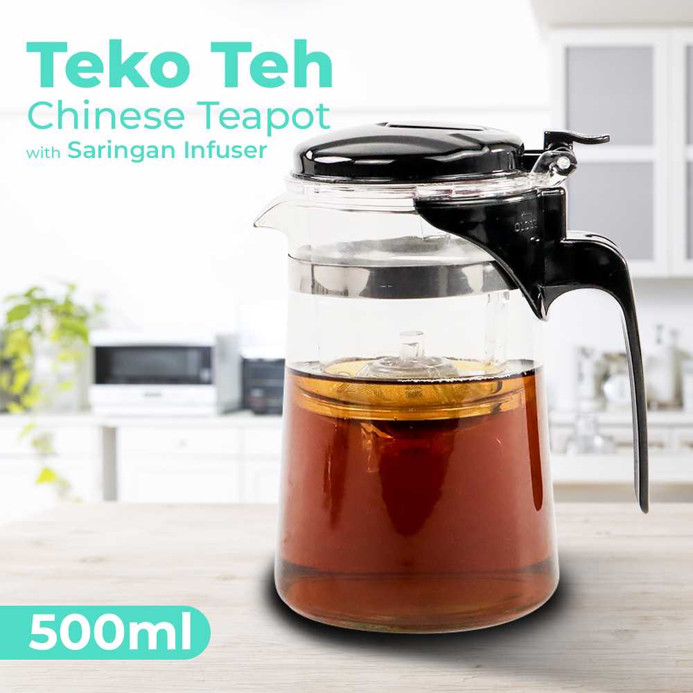 (BISA COD) FTIHSHP Homadise Teko Teh Chinese Teapot with Saringan Infuser - K1