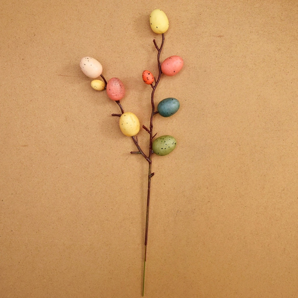 Easter Egg Tree Cabang Dekorasi Rumah Lukisan Telur Spring Party DIY Decor