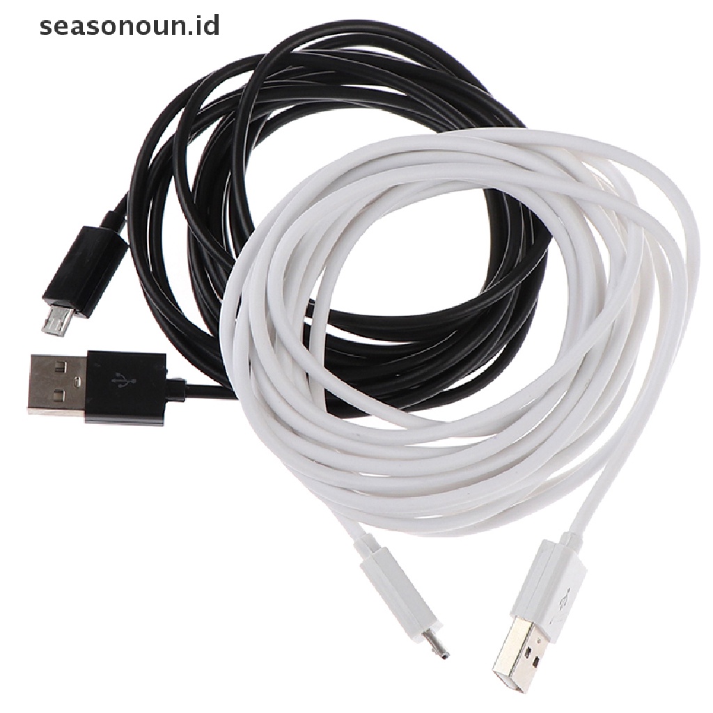 Seasonoun Kabel Data Untuk PS4 Charging Cable Controller Data Games Handle Kabel Charger.