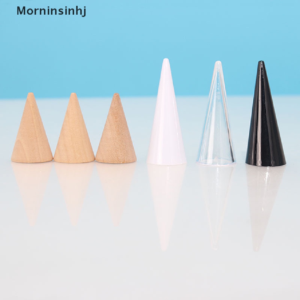 Mornin Finger Cone Ujung Jari Cincin Display Stand Tempat Perhiasan Penyimpanan Showca Plastik id