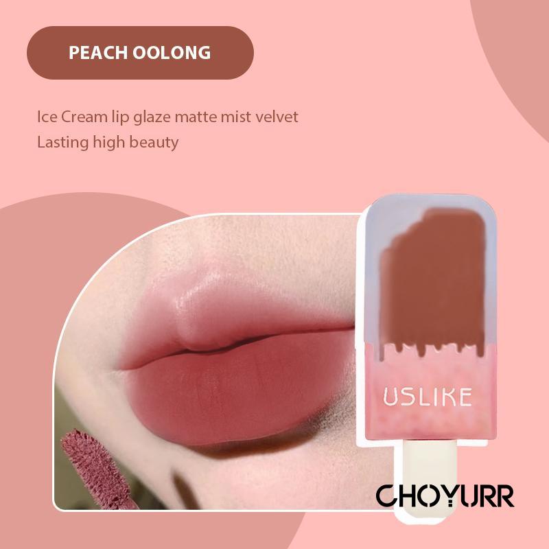 【COD】Lip Tint Ice Cream Liptint Es Krim Tahan Lama Matte Velvet-CH