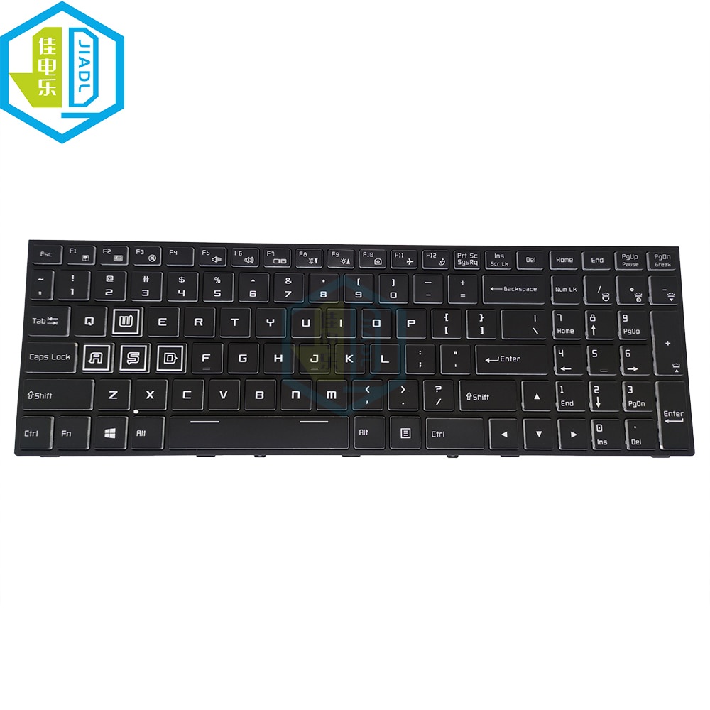 PREORDER US English keyboards RGB Colorful Backlit keyboard For Clevo P650HS P651HS P655HS P670HS P6