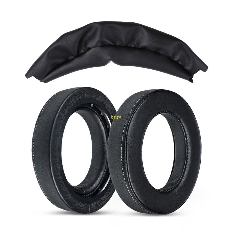 Bt 1pasang Bantalan Telinga Cushion Cover Breathable Earpads Pengganti Untuk Headphone Corsair HS60 HS50 HS70 PRO