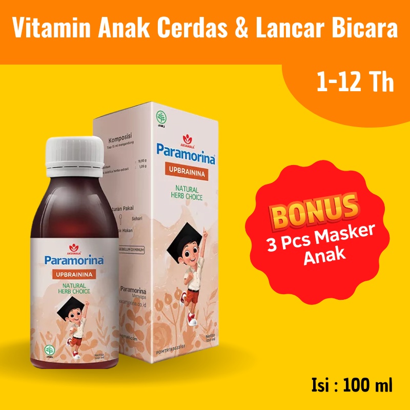 Vitamin Anak Lambat Bicara - Paramorina Upbrainina Vitamin Otak Untuk Anak Susah Ngomong Speech Dela