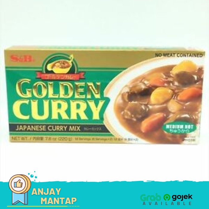 

[Bumbu Dapur] Golden Curry 220g / Kari Jepang Golden Curry 220 gr Mix - MEDIUM HOT - MEDIUM HOT