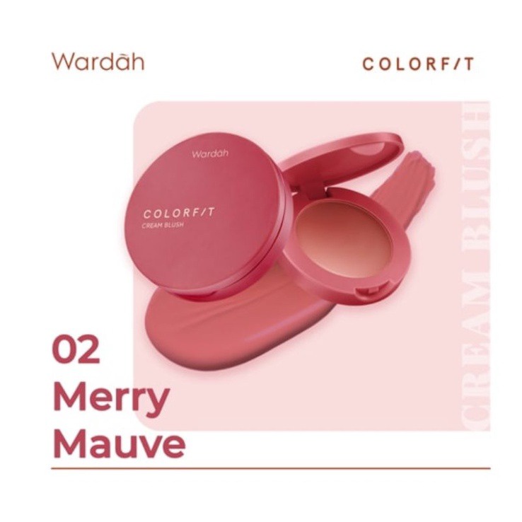 Wardah Colorfit Cream Blush - Blush On Cream