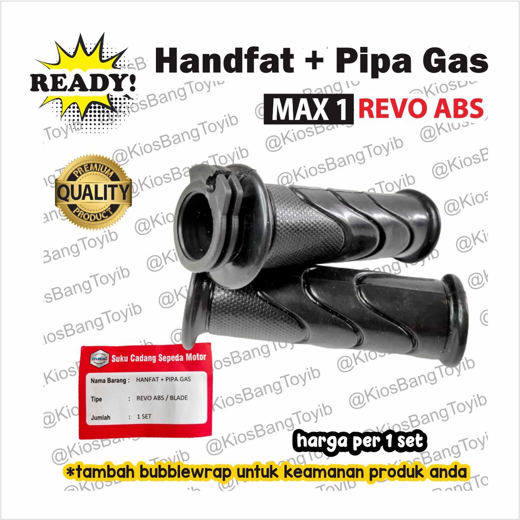 1pasang Handfat + Pipa Gas Assy Honda REVO ABS BLADE (max1)