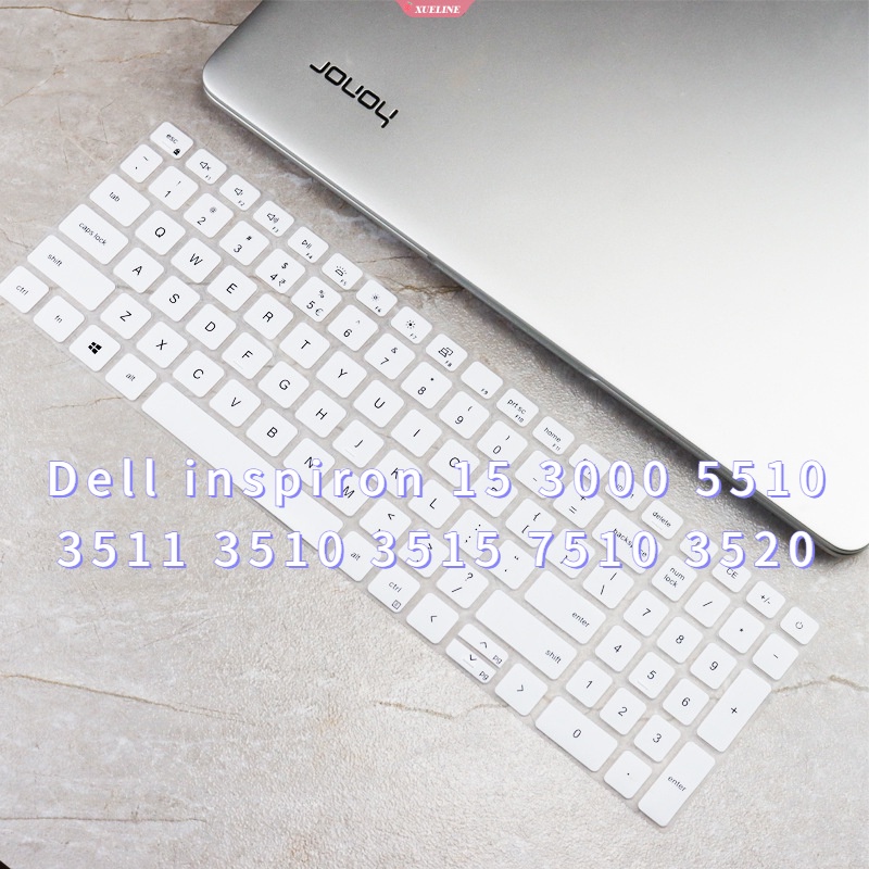 New Cover Keyboard Tinggi Tak Terlihat Untuk 15.6 &quot;Dell Inspiron15 3000 5510 3511 3510 3515 7510 3520 Laptop Silikon Super Lembut Waterproof Keyboard Cover [ZXL]