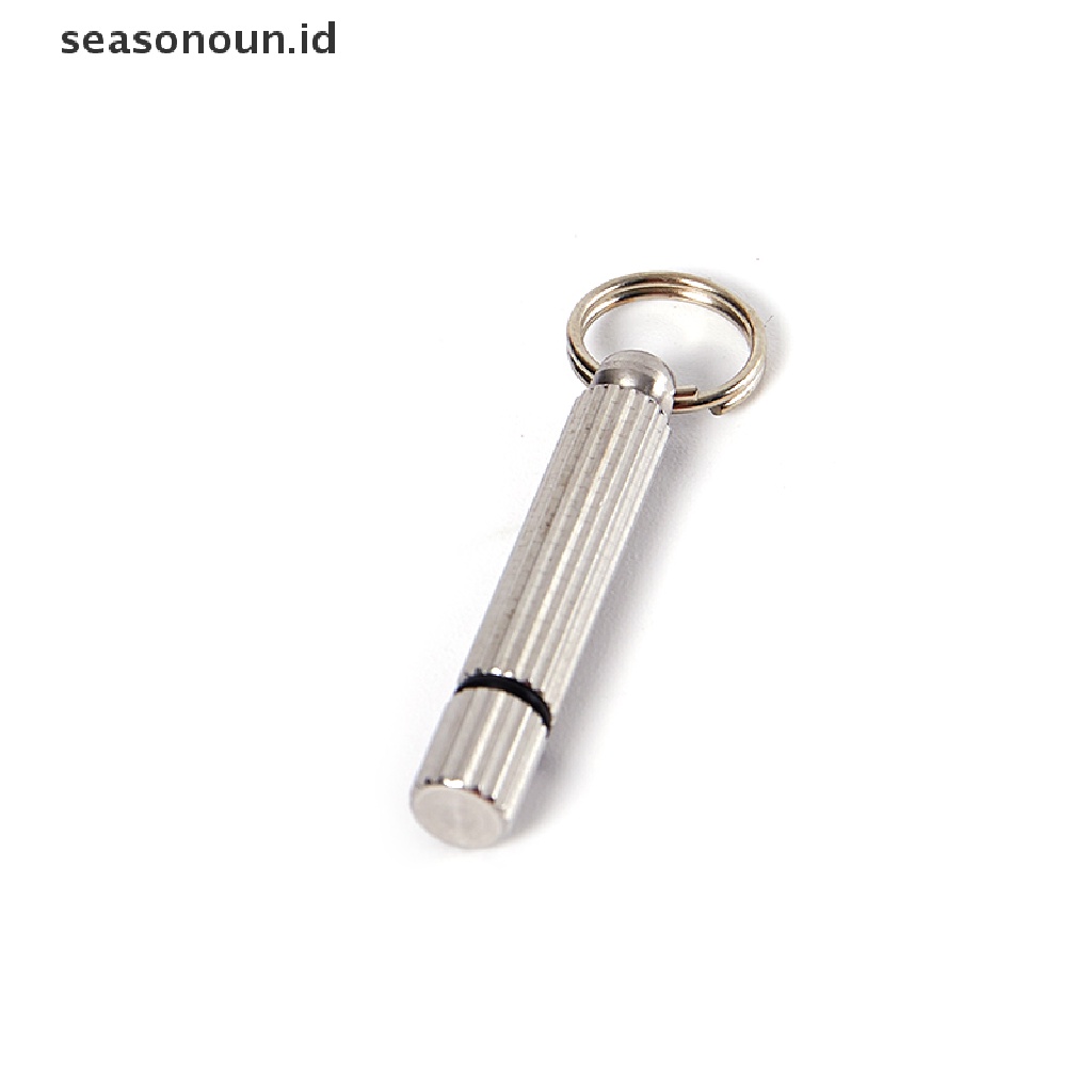 Seasonoun Portable Stainless Sim Card Tray Pin Eject Alat Pelepas Pembuka Pin Kartu.