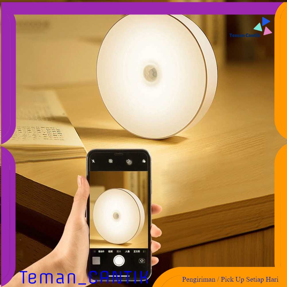 TC - LMP Sulala Lampu Tidur Minimalis USB Night Lamp Warm White 8 LED - SU34