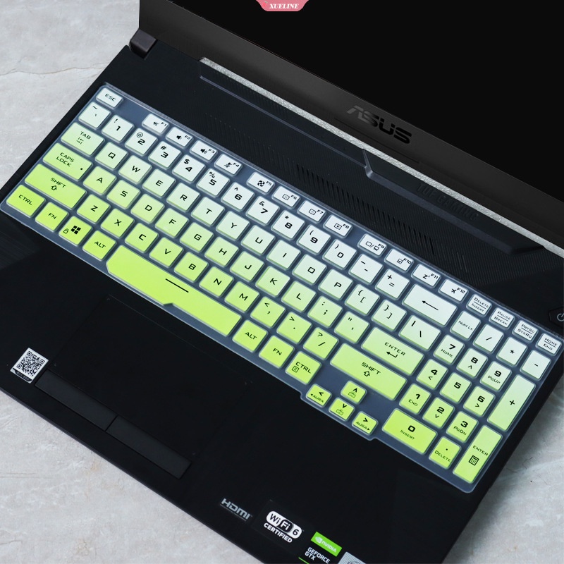 15.6 Inch Cover Keyboard Laptop Tahan Air Bernapas Keyboard Cover Film Keyboard Praktis Goyang Untuk Asus TUF Gaming A15 A17 FX506 FA506 FX507 FA507 [ZXL]