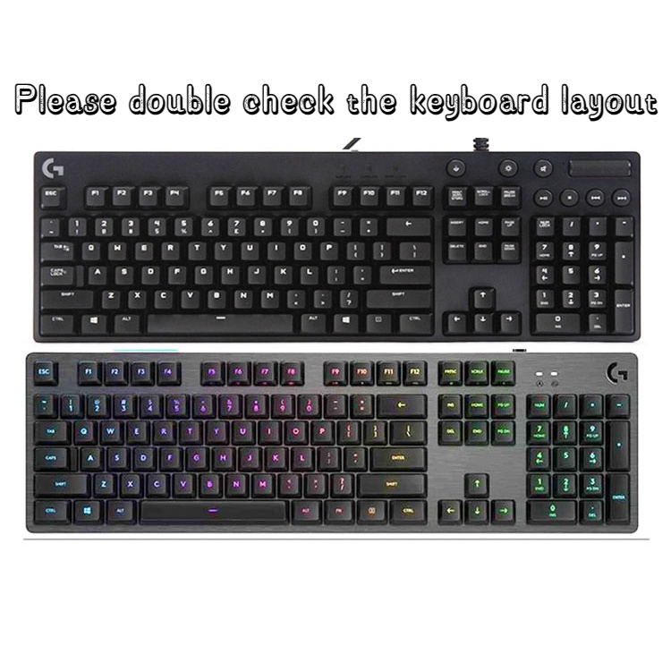 Cover Keyboard Untuk Logitech G413 G512 Keyboard Protect Skin Keyboard Cover Full Coverage Film Pelindung Tahan Debu [ZXL]