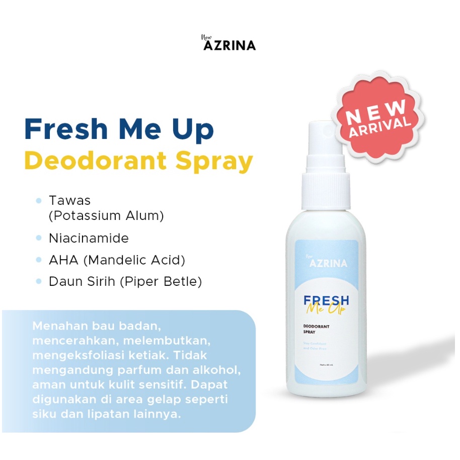 AZRINA FRESH ME UP DEODORANT SPRAY