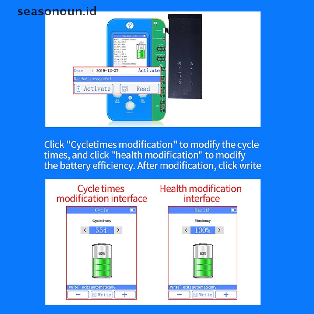 Kabel Flex Reparasi Ekor Tag Extermal Seasonoun V1S Untuk Telepon13 12 11 Pro Max Min.