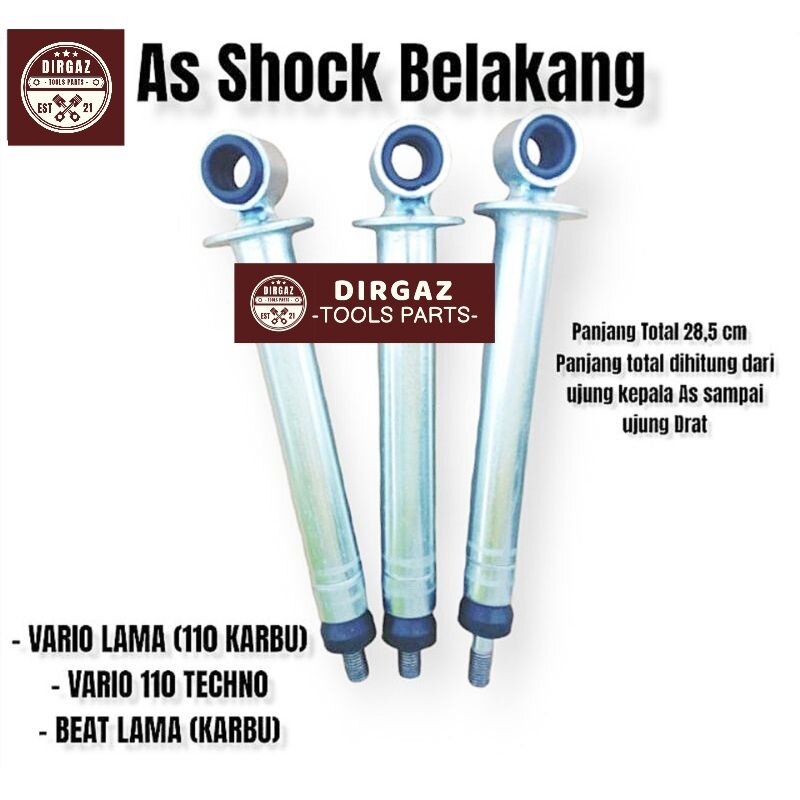 Hidrolis As Shock belakang Beat Vario Scoopy karbu