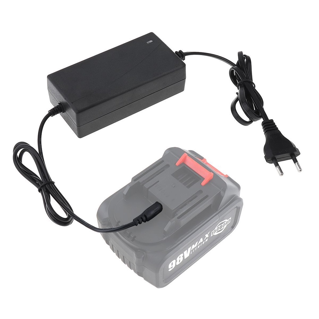 18v 21V Adaptor Daya DC Port Konektor Inline Baterai Lithium Charger Kunci Pas Elektrik/Baterai 18650 Dengan Steker DC 5.5x2.5mm