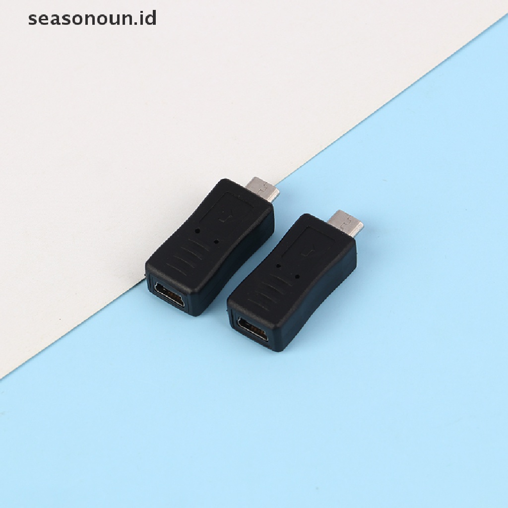Seasonoun Mini USB 5Pin Male to Micro USB Female Bentuk MP3 Adapter Converter.